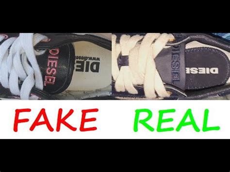 fake diesel shoes|Real vs fake Diesel shoes. How to spot fake Diesel sneakers / .